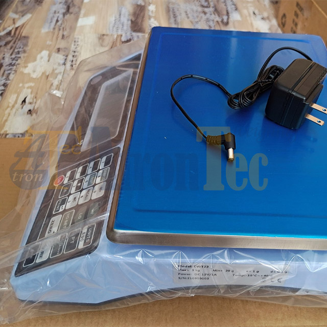 Báscula multifuncional de alta precisión con pantalla LCD
